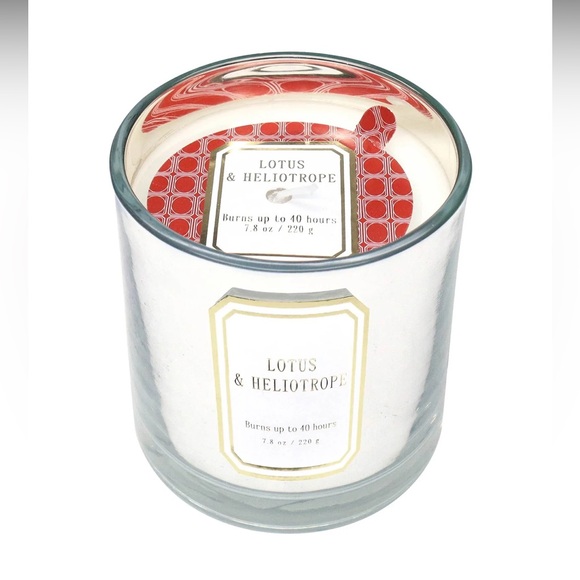 Lotus & Heliotrope Scented Jar Candle, 7.8oz - Picture 1 of 1